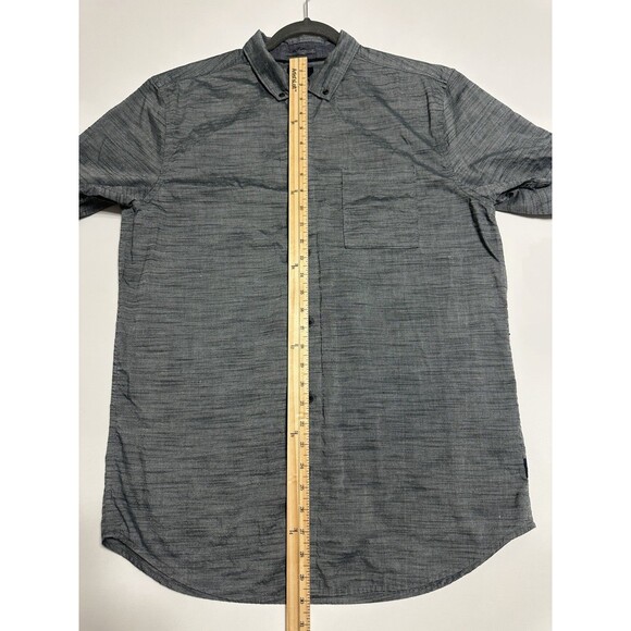 Roark Revival Shirt Mens Large Gray Short Sleeve Button Down Pocket Western USA - Picture 13 of 14